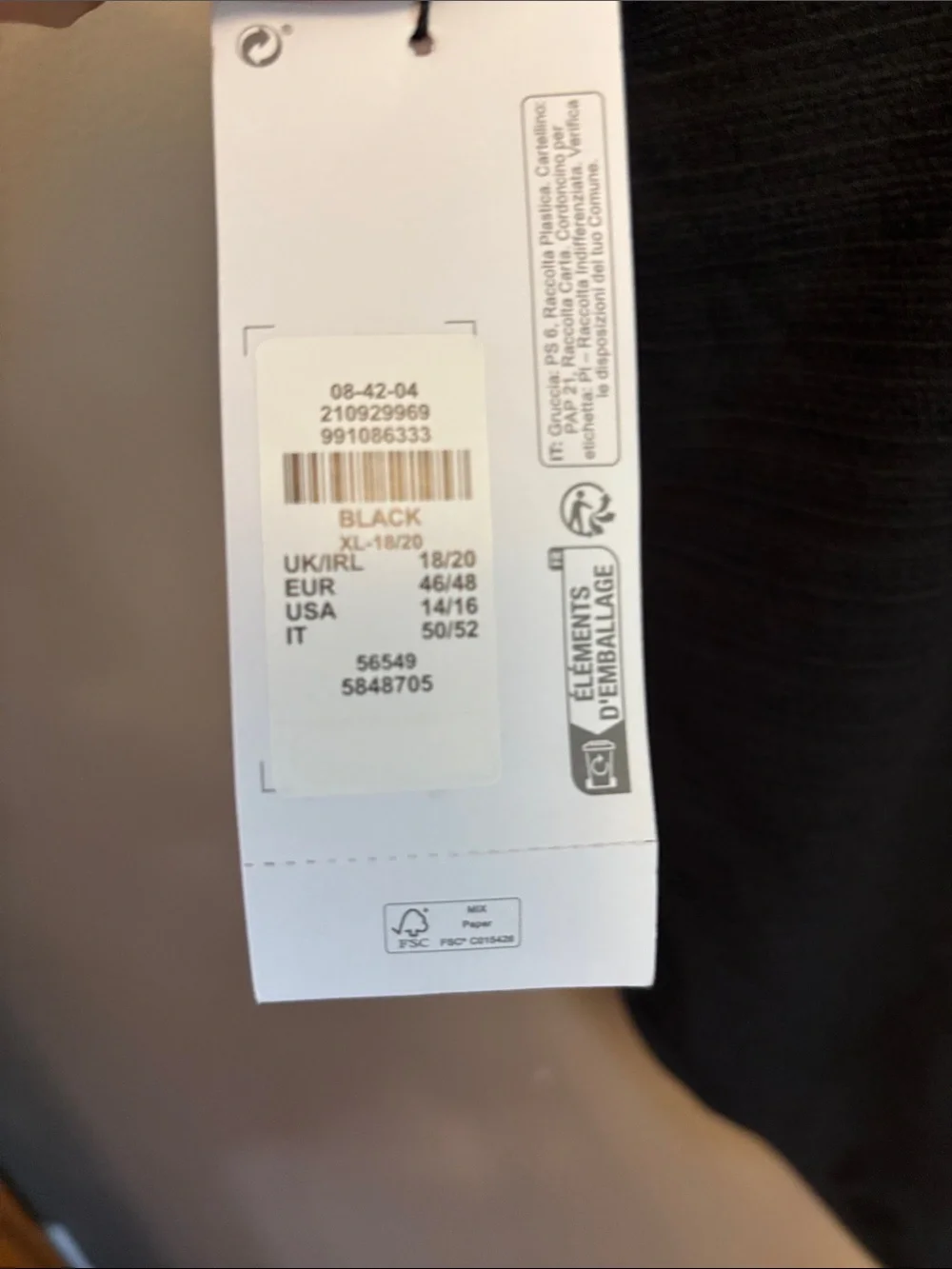 Primark simple black